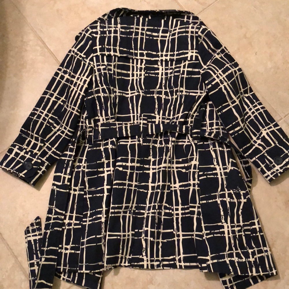 ❗️sold❗️Merona pattern trench coat - Picture 4 of 6